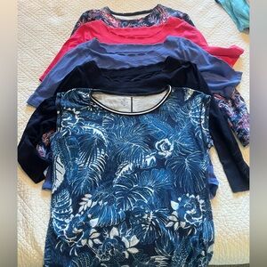 Talbots bundle of 5 tops/tees (medium)